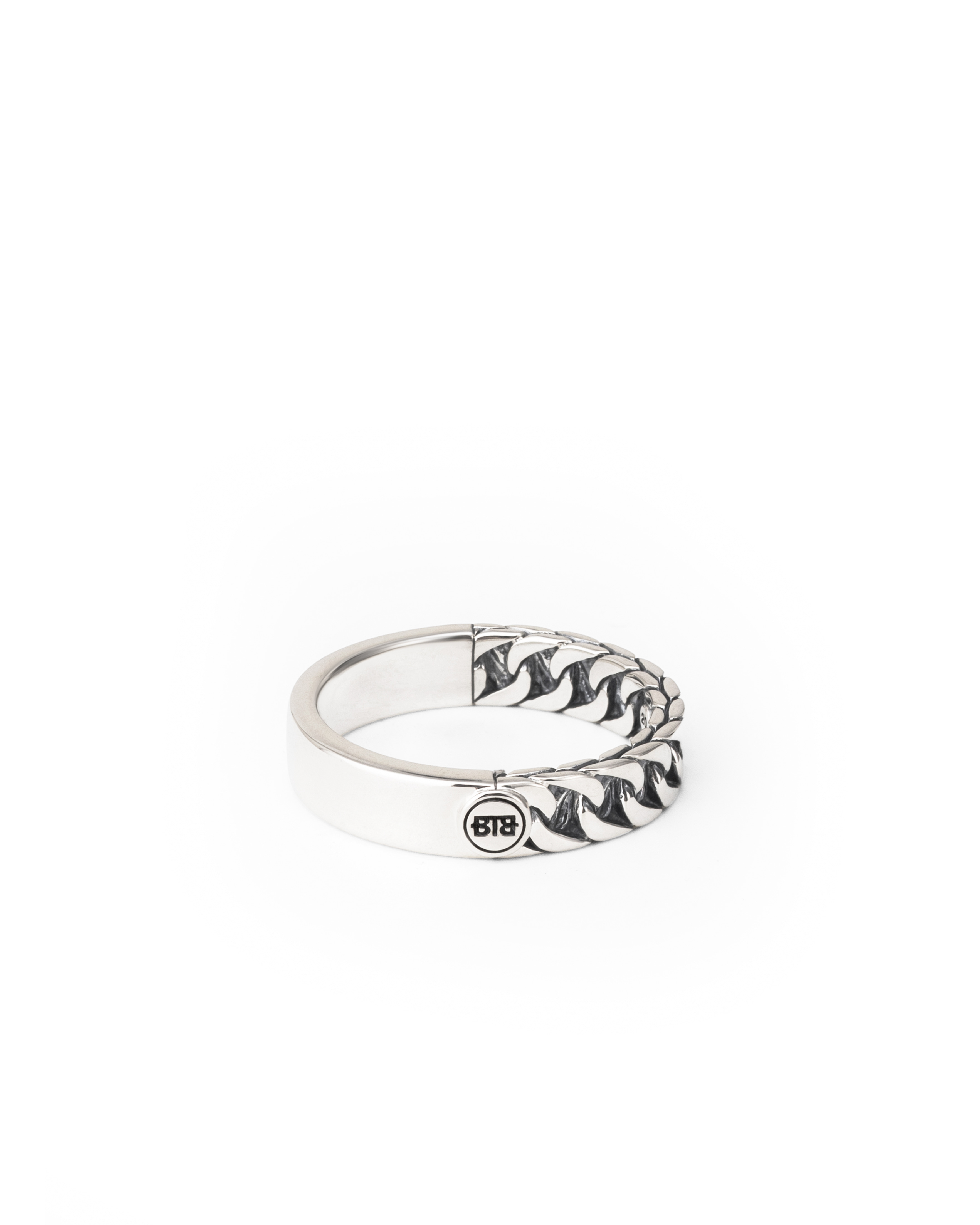 Buddha to Buddha - Zilveren ring, Esther Small Dual Ring Silver, 338 maat19 - 001J023380119